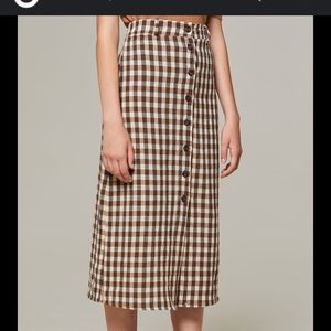 Rita Row plaid skirt xs